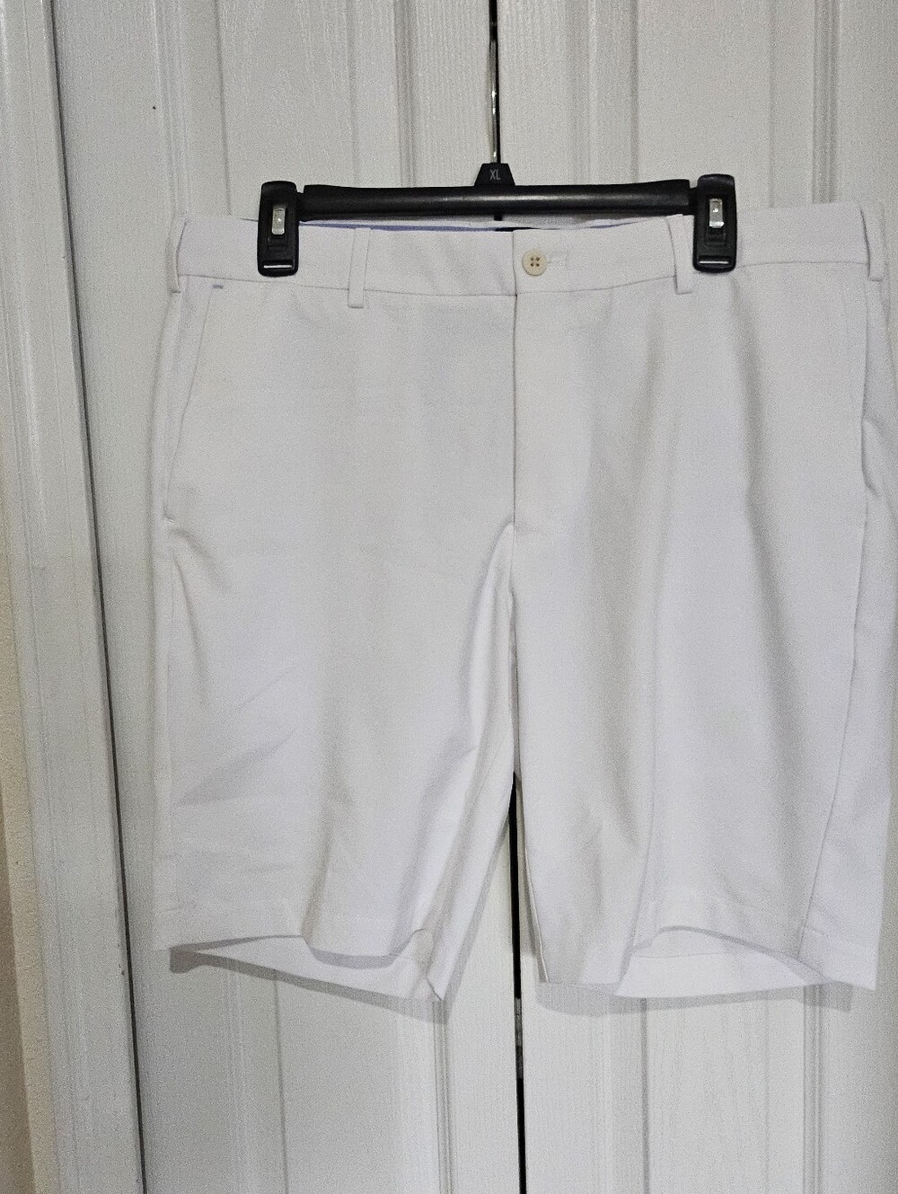 Peter Millar Crown Crafted White Golf Shorts Men's Size 35 Performance Stretch - Picture 5 of 10